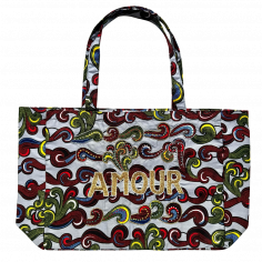 Kossiwa bag embroidered AMOUR