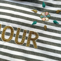 Sac Kossiwa brodé AMOUR 2