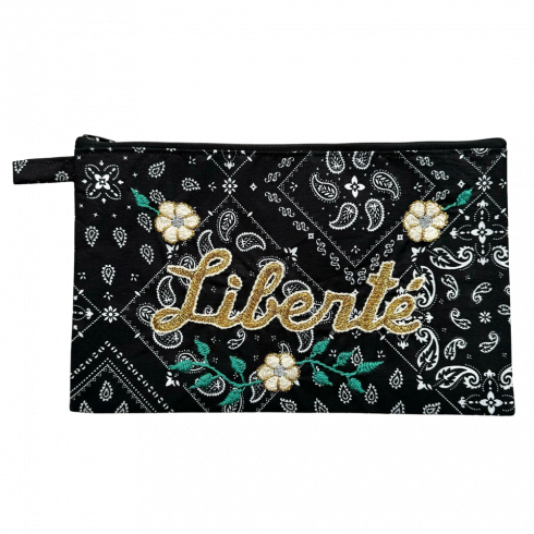 Pochette brodée GM Liberté