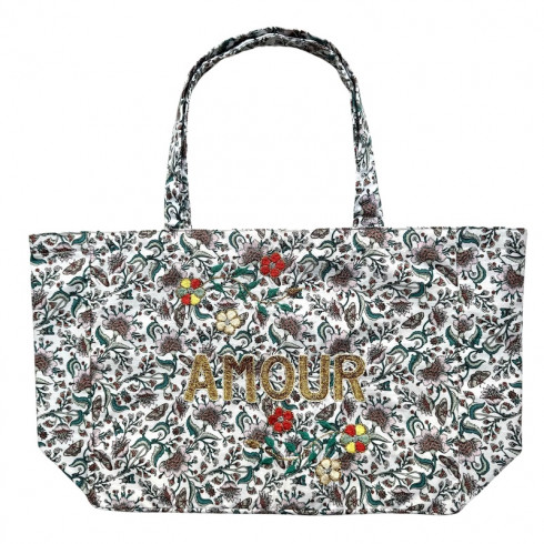 Kossiwa bag embroidered AMOUR