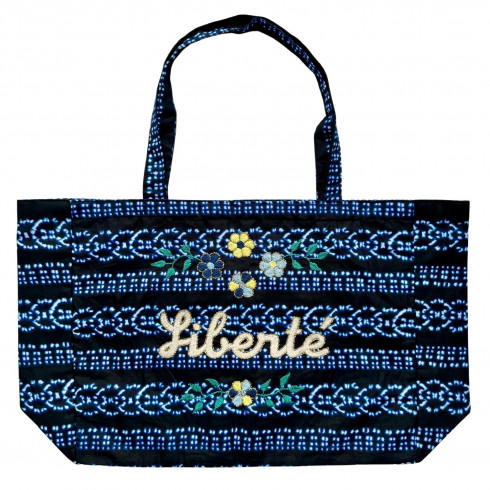 Kossiwa bag embroidered LIBERTE