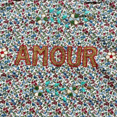 Lisette embroidered bag AMOUR