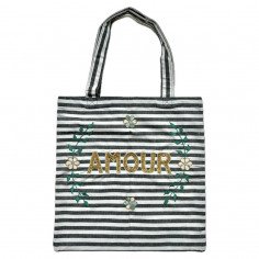Lisette embroidered bag AMOUR