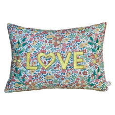 Embroidered cushion LOVE 2