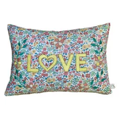 Embroidered cushion LOVE 2