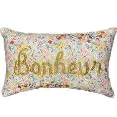 Mini embroidered cushion AMOUR