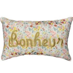 Mini embroidered cushion AMOUR