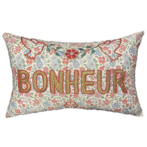 Mini embroidered cushion PARIS