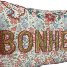 Mini embroidered cushion PARIS 2