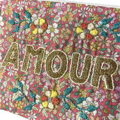 Pochette brodée MM AMOUR 2