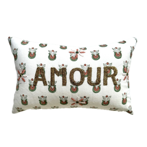 Mini coussin Simrane x CSAO AMOUR