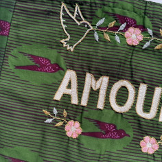 Sac Kossiwa brodé AMOUR 2