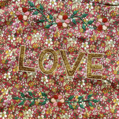 Lisette embroidered bag LOVE 2