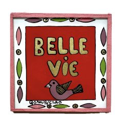 Peinture sous verre 10x10...