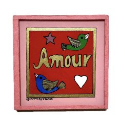Peinture sous verre 10x10...
