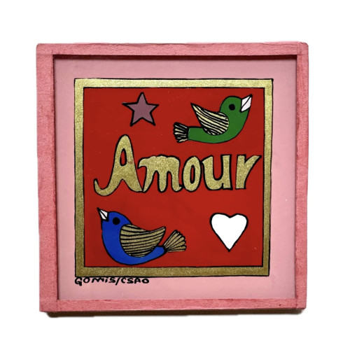 Painting under glass 10x10
