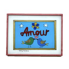 Peinture sous verre 16x12-...