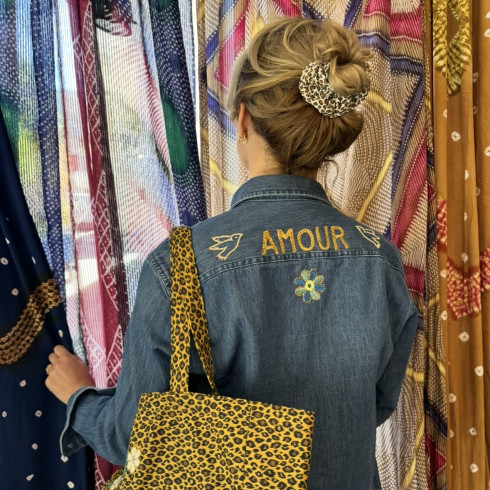 Embroidered shirt AMOUR