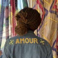 Embroidered shirt AMOUR