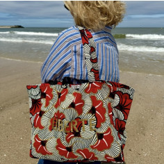 Kossiwa wax bag embroidered...