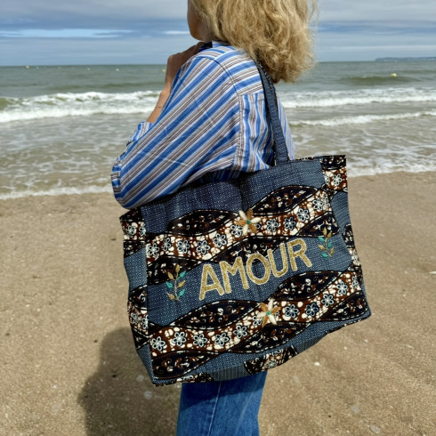 Sac kossiwa brodé Amour