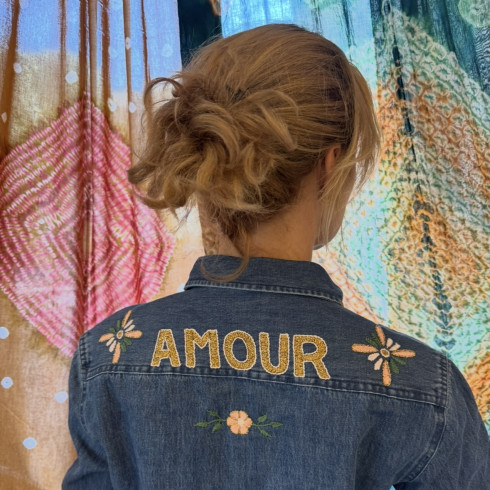 Chemise brodé AMOUR