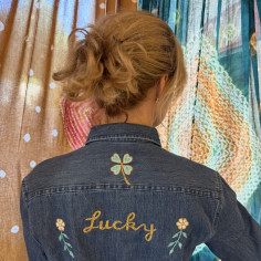 Embroidered shirt Lucky