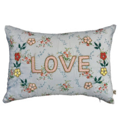 Embroidered cushion AMOUR