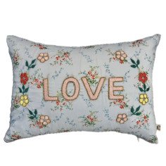 Embroidered cushion AMOUR