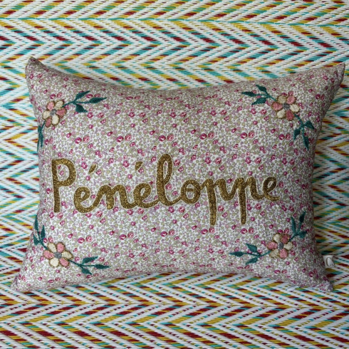 Personalized Cushion Pénéloppe