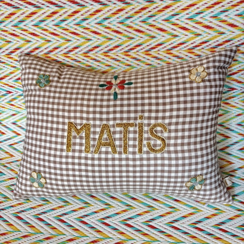 Personnalized cushion Matis
