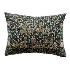 Embroidered cushion AMOUR