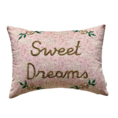 Embroidered cushion DREAM