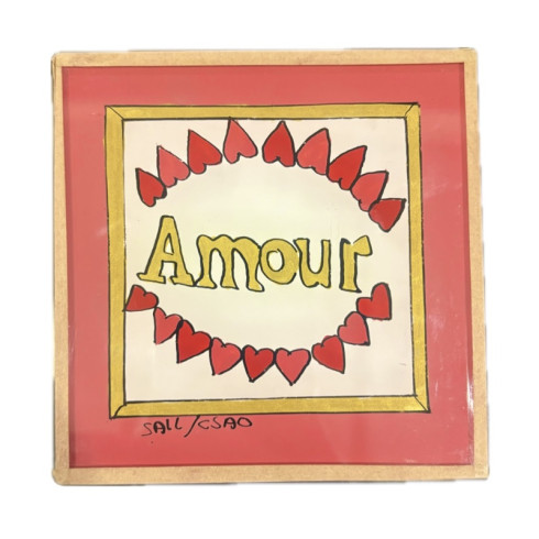 Peinture sous verre 10x10