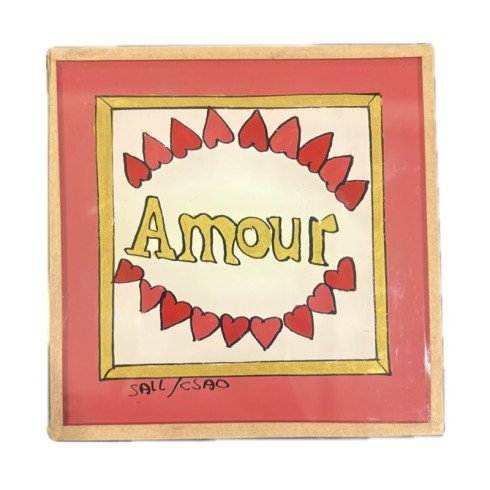 Peinture sous verre 10x10