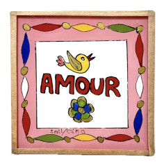 Peinture sous verre 10x10...