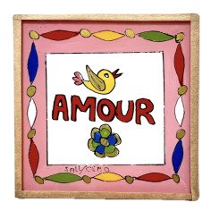 Peinture sous verre 10x10...