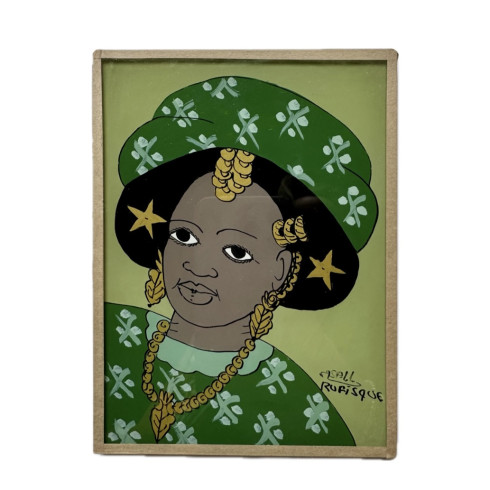 Peinture sous verre 12x16