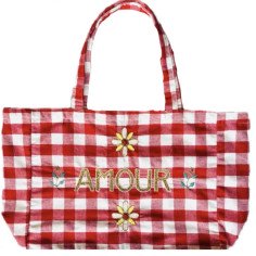 Kossiwa bag embroidered AMOUR