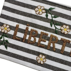 Pochette brodée GM LIBERTE 2