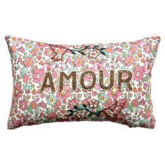 Embroidered cushion maman