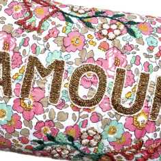 Mini coussin brodé maman 2