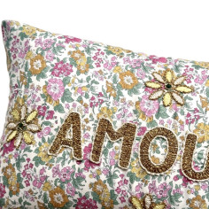 Embroidered cushion MAMAN 2
