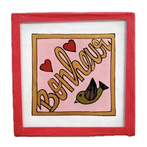 Painting under glass 10x10