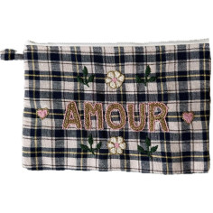 Pochette brodée GM AMOUR