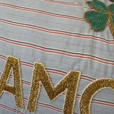 Embroidered cushion AMOUR 2