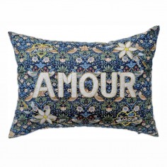 Embroidered cushion AMOUR