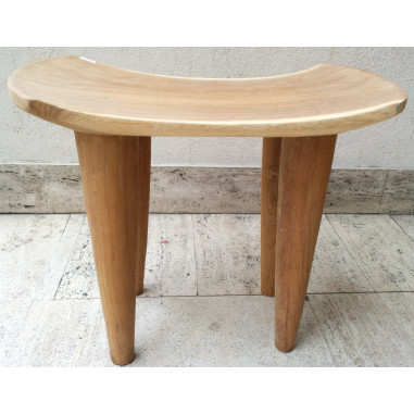 Tabouret en teck 3 pieds