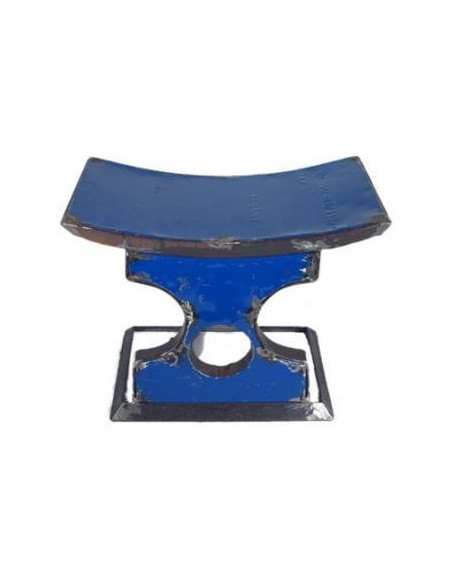 Tabouret en fer récupéré