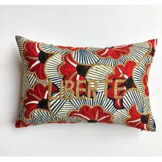 Embroidered wax cushion... 2